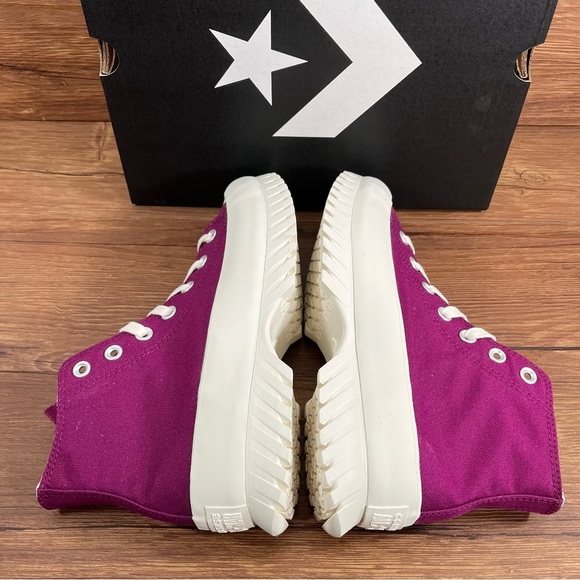 NEW Converse All Star Lugged ‘Orchid’ Women’s Platform Sneakers High Top - Picture 2 of 9